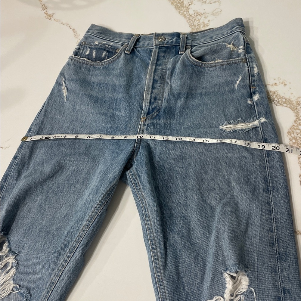 Agolde Distressed High Rise Jean | 27 (altered) - Picture 11 of 13